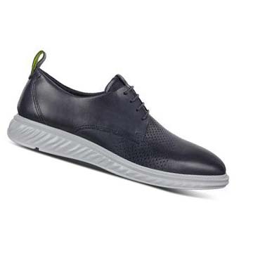 Chaussures Casual Ecco St.1 Hybride Lite Plain-toe Derby Homme Bleu | FR 493FDN